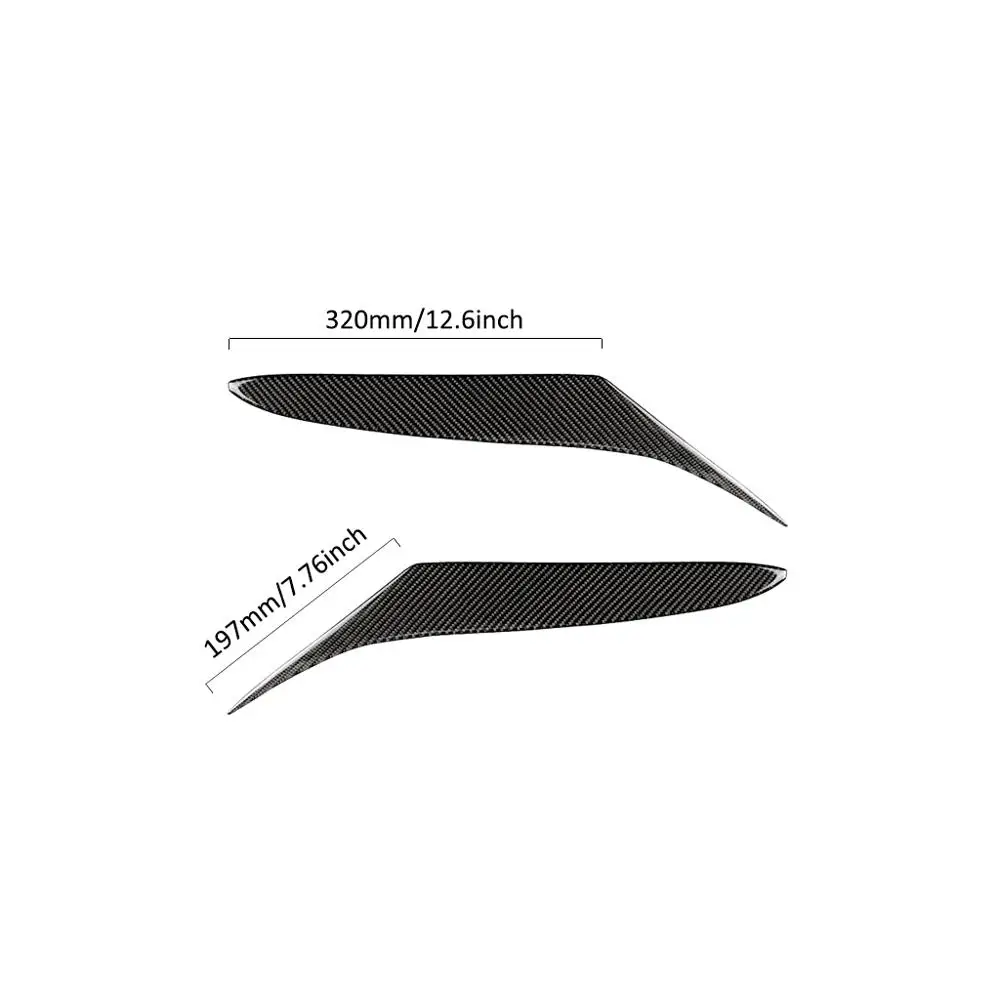 

2PCS Auto Tint Koplamp Achterlicht Carbon Fiber Car Headlight Filmfiche Sticker Cover Motorfiets Hele Auto Decoratie