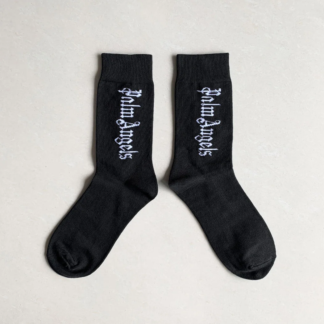 

Meichao palm casual cotton PA angel angels letter high street hip hop bear socks men and women