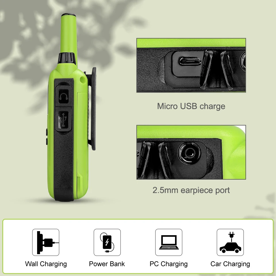 Retevis RA619 Bluetooth-compatible Walkie Talkie Profesional with Headset Rechargeable for Motorola Two-way Radio Hunting | Мобильные