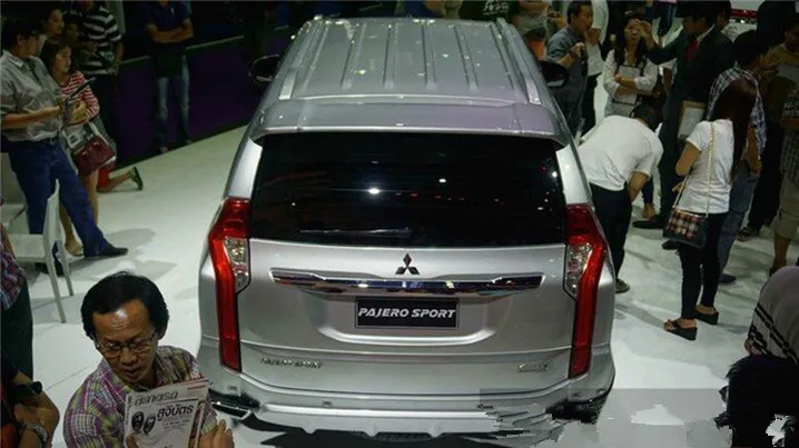 Спортивный спойлер для Mitsubishi Pajero 2016 2017 2018 ABS Материал заднее крыло автомобиля