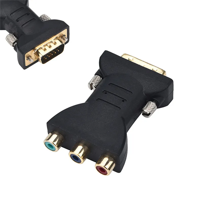Адаптер EPULA TV LCD RCA RGB Video Female To HD 15 контактный VGA Компонентный видео конвертер