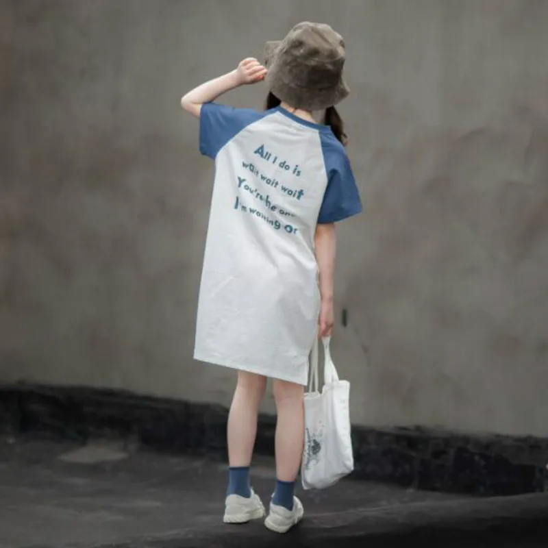 Girls Summer Dress 2021 New Baby for Children Leisure Mother and Daughter Dresses Kids Shirt Toddler Clothes #5230 | Детская одежда и