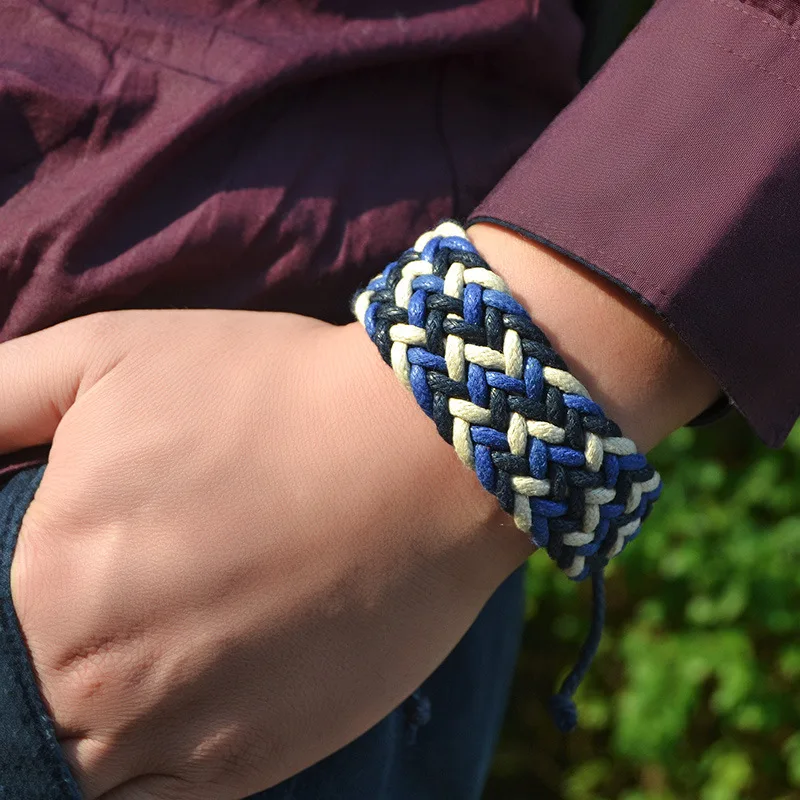 Лидер продаж 2 5 см Широкий пляжный Ретро стиль бохо бразильский многоцветный