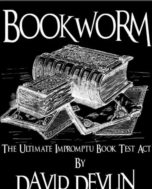 Книга с импровизированной книгой Bookworm The Ultimate Test Act Волшебные трюки|Волшебные