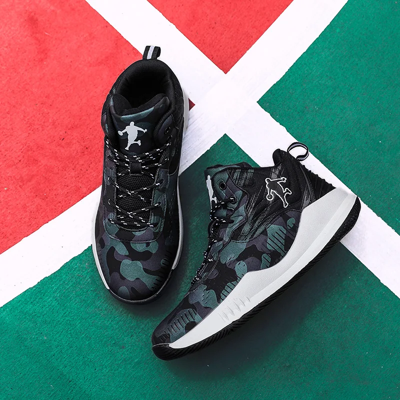 Man High-top Jordan Basketball Shoes Men's Cushioning Light Basketball Sneakers Anti-skid Breathable Outdoor Sports Jordan Shoes