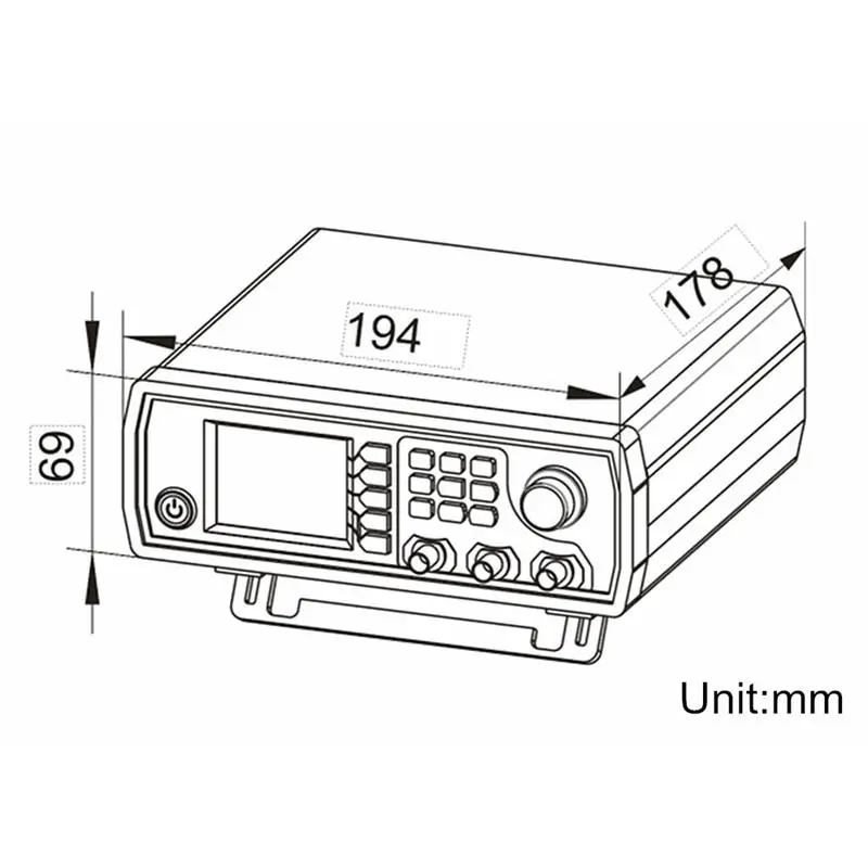 ЕС Plug Jds6600 60M 60 МГц генератор сигналов цифровой контроль двухканальный Dds функция