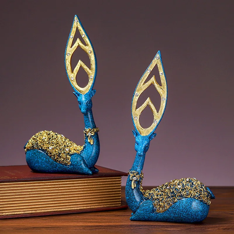 

Creative Modern Couple Deer Wine Cabinet Porch Decoration Decoration Home Decoration Wedding Gift Wedding Room Decoration