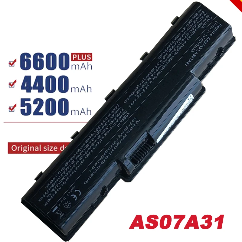 Батарея для Acer Aspire AS07A31 батарея 2930G 4740G 5738G 4930 5735 5740 AS07A32 AS07A41 AS07A42 AS07A51 AS07A52