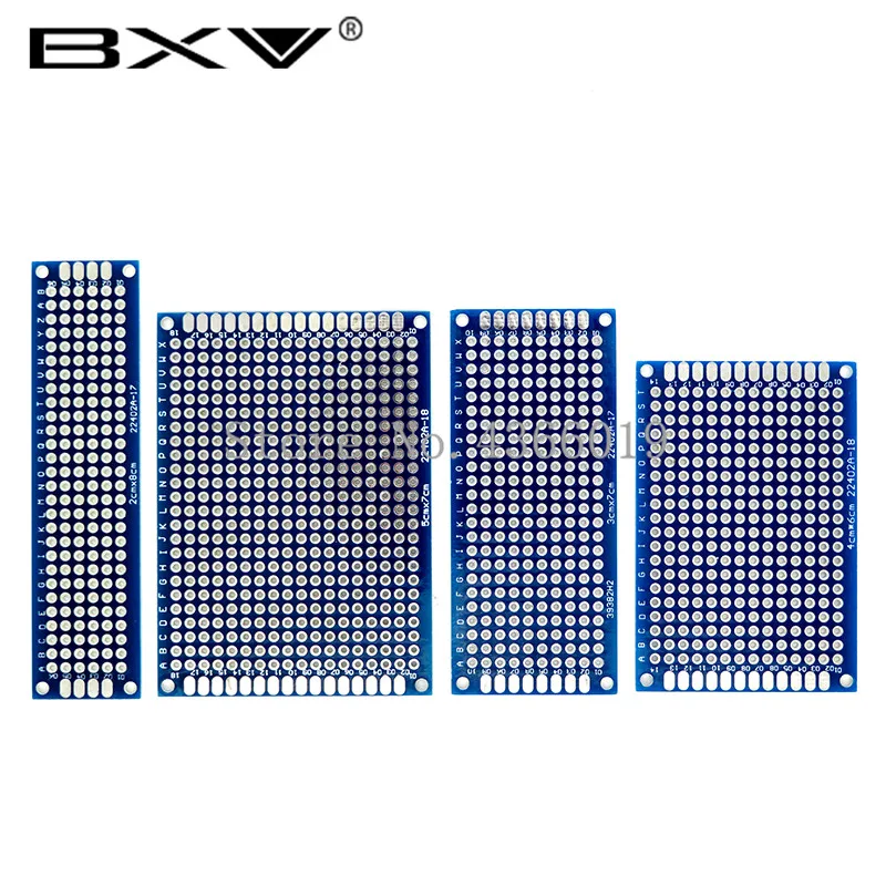 20 шт./лот 5x7 4x6 3x7 2x8 см двухсторонний прототип Diy универсальная печатная плата
