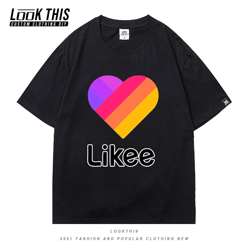 

Likee Rainbow Heart Summer Fashion Unisex T-shirt Kids Tops For Girls Clothes Tops for Girls Children Boys Short Sleeves Tees