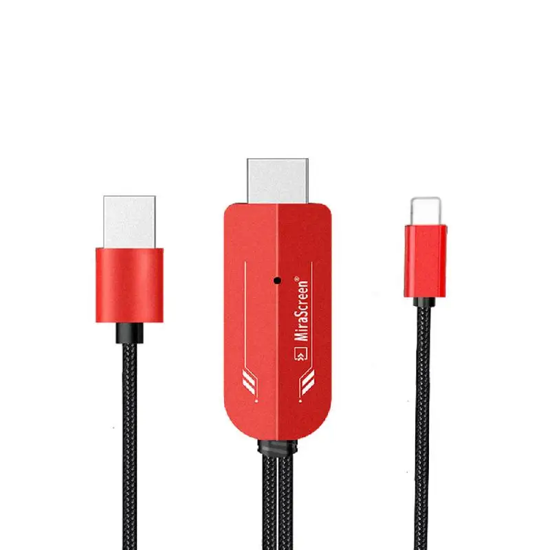 8-контактный кабель HDMI HDTV TV цифровой av-адаптер 2 м USB 1080P смарт-конвертер для Apple IPhone