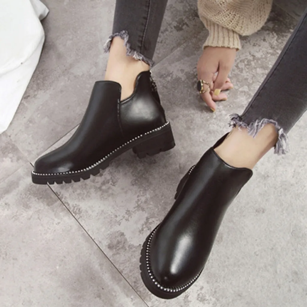 Женские Модные непромокаемые водонепроницаемые сапоги от дождя из ПВХ на