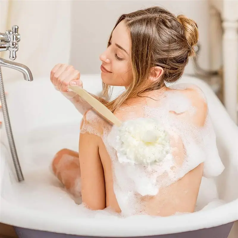 

1 Pc Long Handle Back Brush Loofah Brush for Adults Women Men