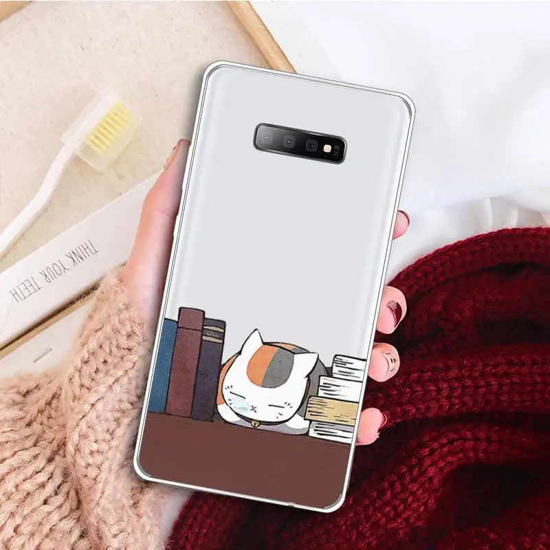 

Natsume's Book of Friends Phone Case Transparent for samsung A 21s 50 51 71 S 8 9 20 20fe note 10 20 ultra plus