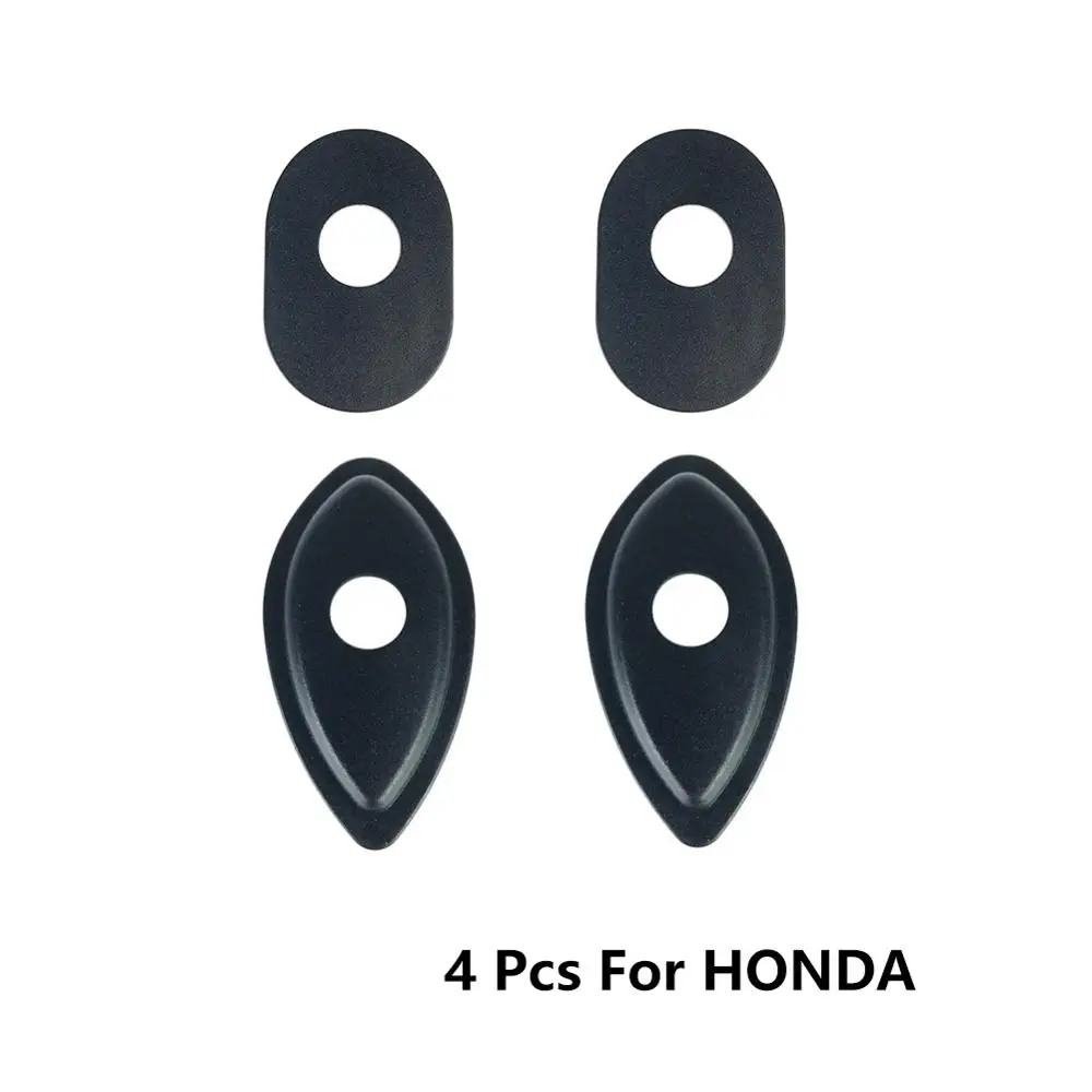 4 pcs For HONDA 4 шт. 8 мотоцикла указатель поворота адаптер прокладки для KAWASAKI Z650 Z750 Z800 Z900 Z1000 для YAMAHA R3 R6 MT07 MT09 - Цвет: 4 pcs For HONDA
