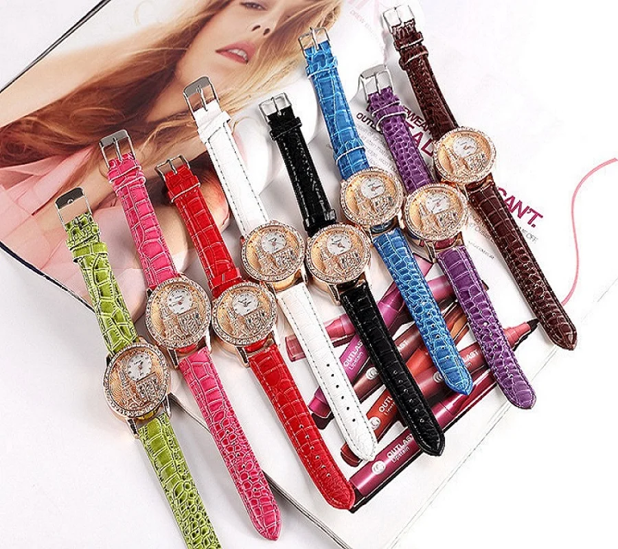 2019 высококачественные женские модные стильные Имитационные кварцевые часы с