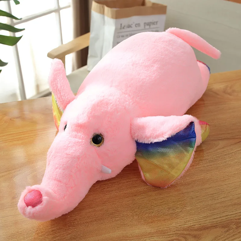 

Big Size Elephant Stuffed Animal Toy Cartoon 60Cm Soft Pillw Comfort Plush Toys Fashion Creativity Elephant Doll Birthday Gifts