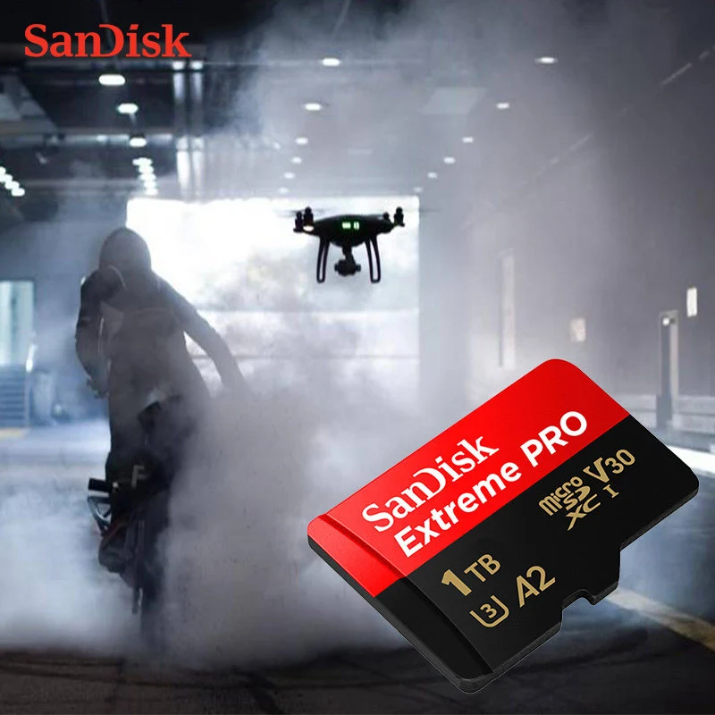 SanDisk Extreme PRO microsd 1 ТБ UHS-I карта памяти класс 10 картао де Мемория U3 A2 V30 tf флэш-карта |