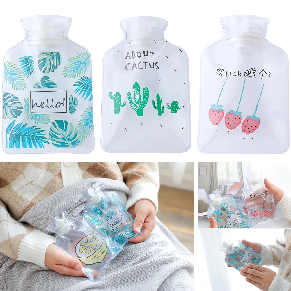 Простой Мультфильм Рука теплая грелка мини портативные бутылки для воды рук с