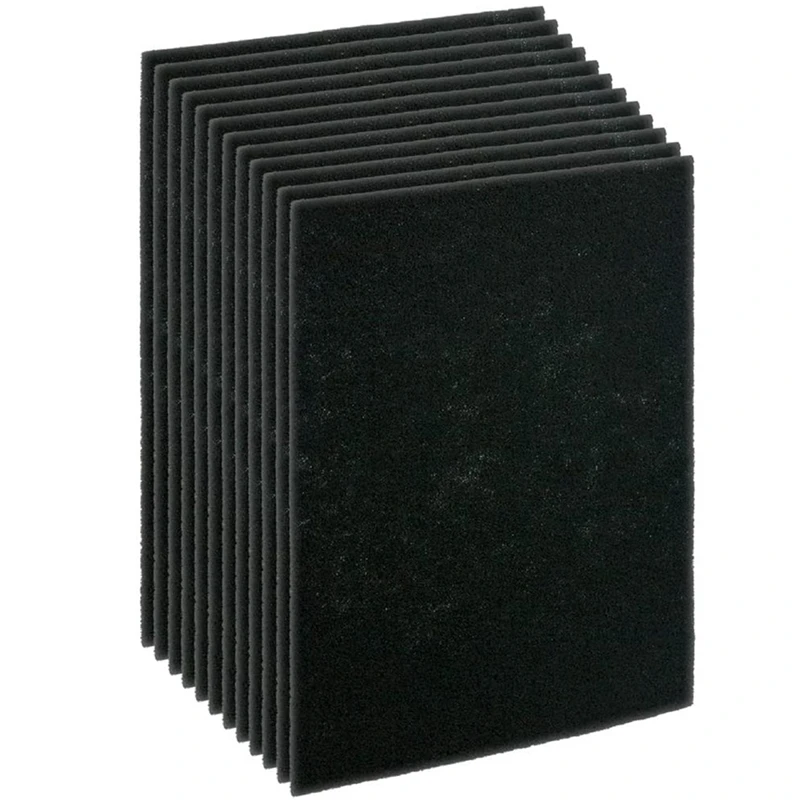 

12PCS Precut for HPA200 Premium Carbon Activated Pre Filters Compatible with HW Air Purifier Models 200, 202, 204, 250B.