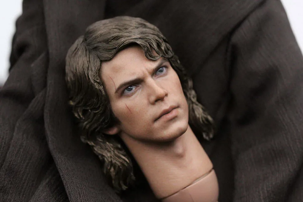 

pre-sale Art toys AT012 1/6 Anakin Skywalker Male Head Sculpt &Clothes Set Fit 12'' Doll for collection