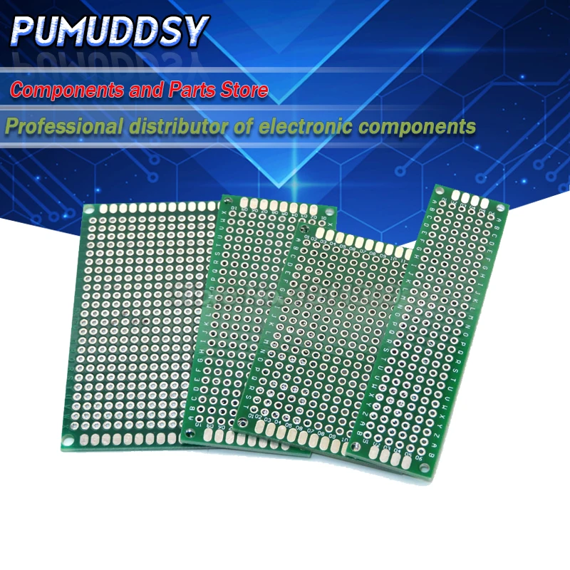 4 шт. 5x7 4x6 3x7 2x8 см двухсторонний медный Прототип pcb универсальная плата для