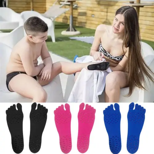 Non-slip Beach Fnvisible Foot Stickers Stick on Soles Sticky Pads for Feet | Дом и сад
