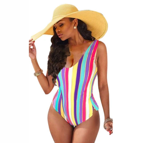 Для женщин с открытой спиной сексуальный пуш ап цельное одноцветное ретро