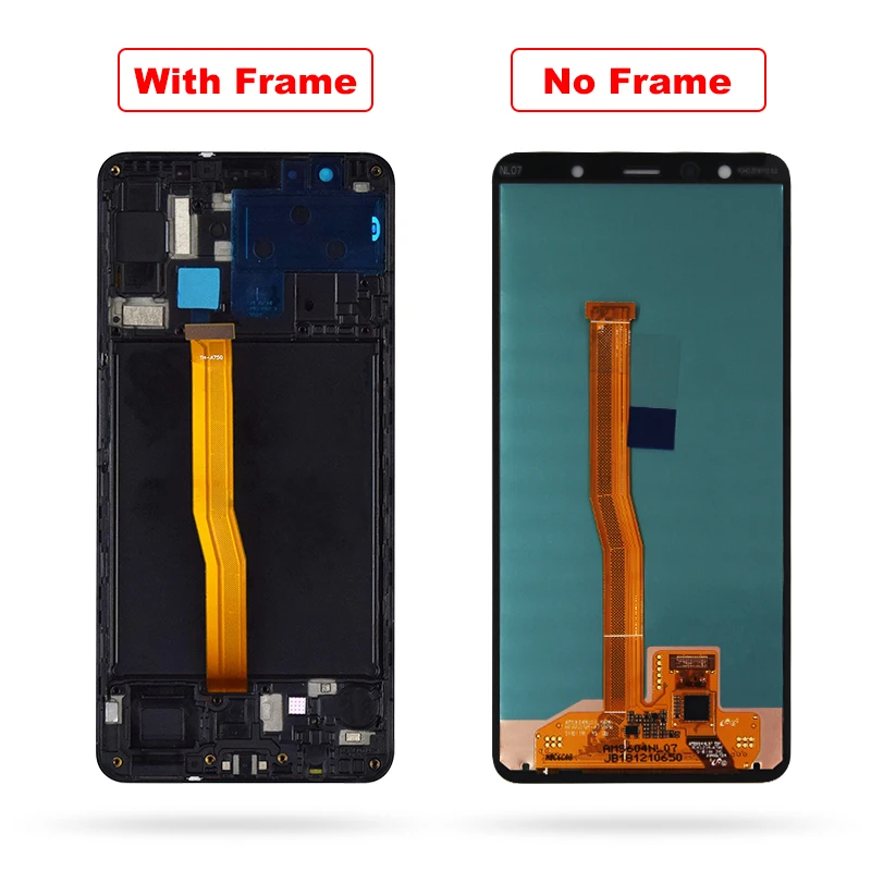 Оригинальный ЖК дисплей A750F Super AMOLED для Samsung Galaxy A7 2018 A750 SM A750G сенсорный экран дигитайзер замена|Экраны