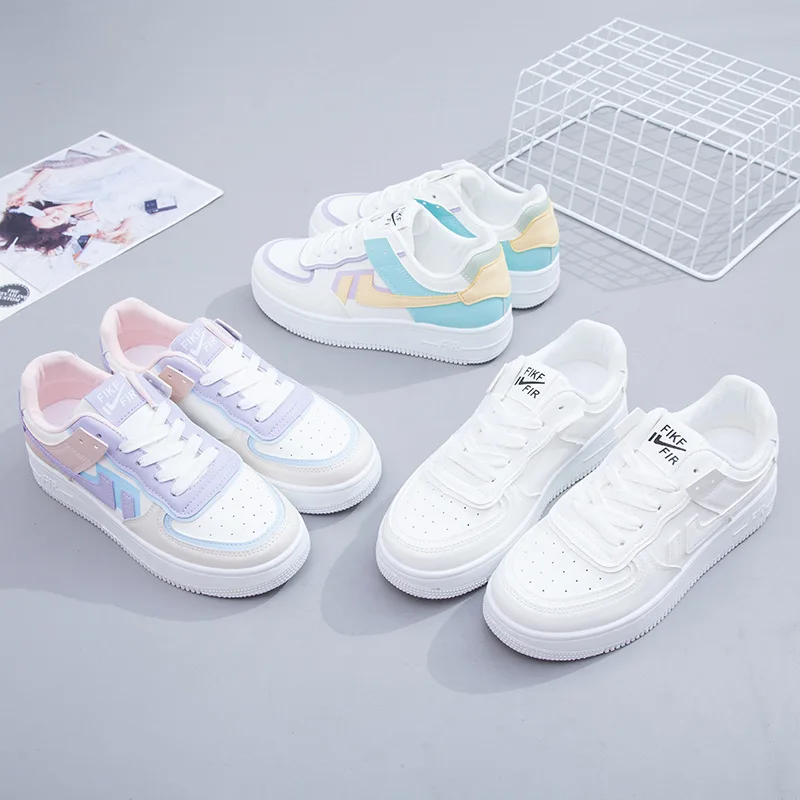 

2021 Summer Women Sneakers White Tennis Women Shoes Canvas Slip on Female Row Shoes Platform Flats Casual Ladies Vulcanize Shoes