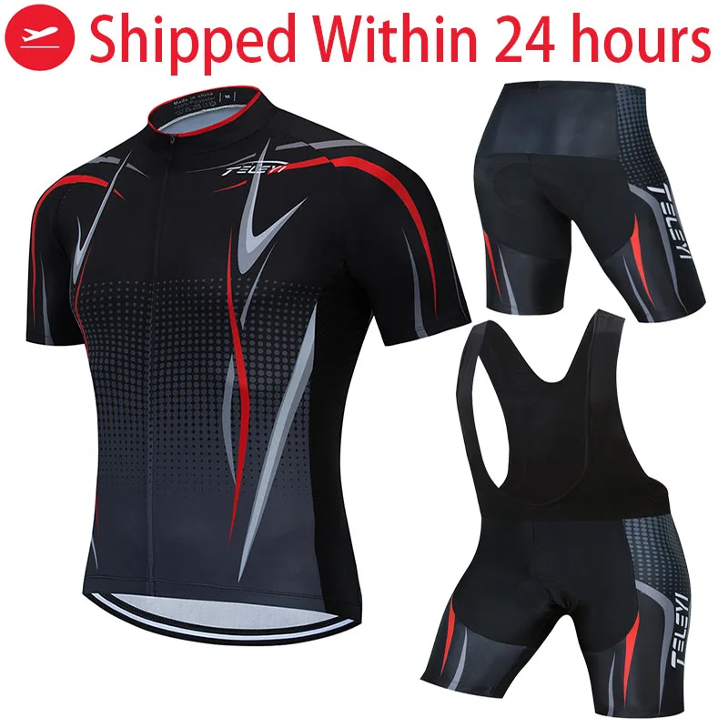 

2021 Men Cycling Set Cycling Jersey Set Road Bicycle Wear Breathable Anti-UV MTB Bike Clothes Cycling Clothing