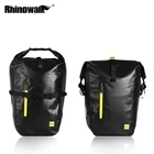 Велосипедная сумка Rhinowalk 25 л, водонепроницаемая сумка на заднее сиденье для горных дорог, сумка Pannier, Портативная сумка большой емкости для велоспорта, велосипедные аксессуары