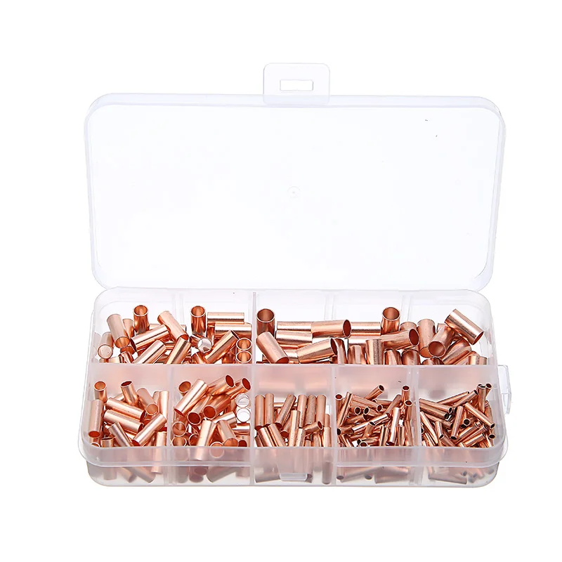 250 шт. маленькая медная трубчатая комбинированная соединительная трубка в