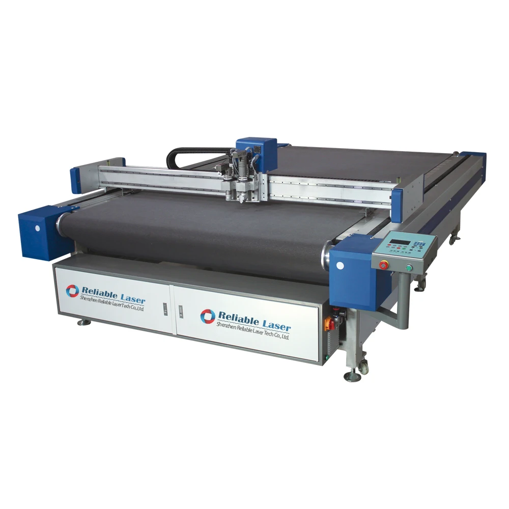 ЧПУ Осциллирующий нож режущий станок с автоматическим подачей для одежды мебели