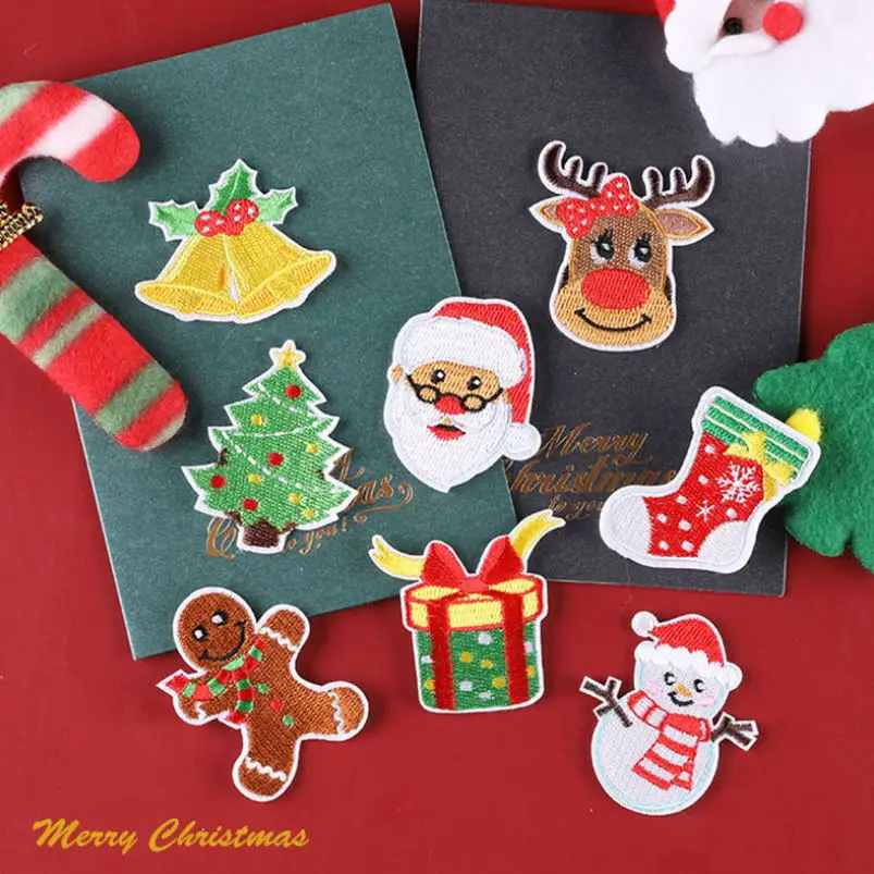 

New Arrival 10 pcs Embroidered Patches Iron On Sew On Motif Applique Fabric Clothing Hat Bag Shoe Decor Repair Accessory
