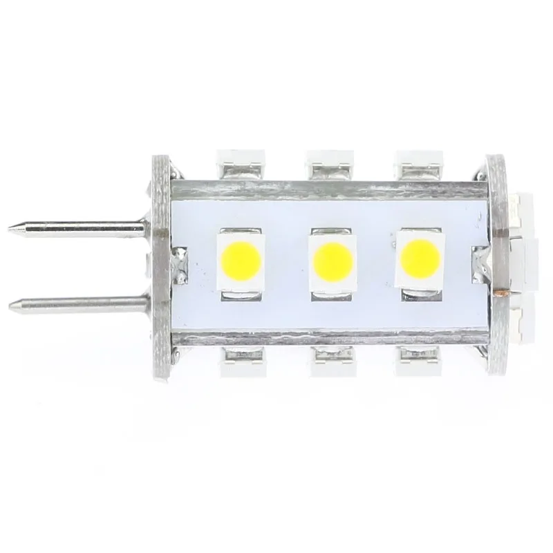 GY6.35 светодиодная лампа 15 светодиодов 3528 SMD 12 В переменного тока постоянного 24