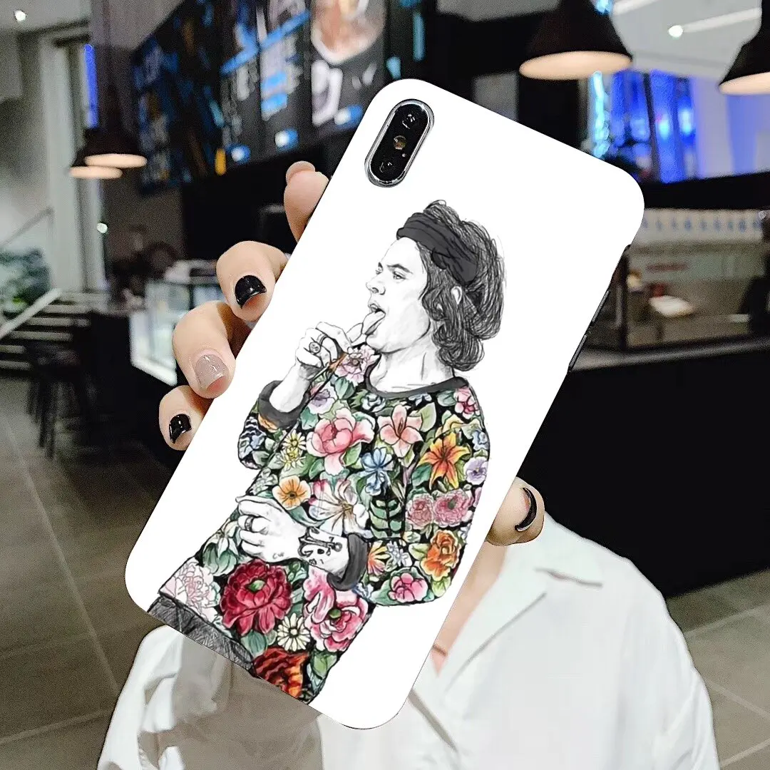 Для Samsung Galaxy J1 J2 J3 J4 J5 J6 J7 J8 плюс 2018 Prime 2015 2016 2017 One Direction розовые цветы Harry Styles мягкий