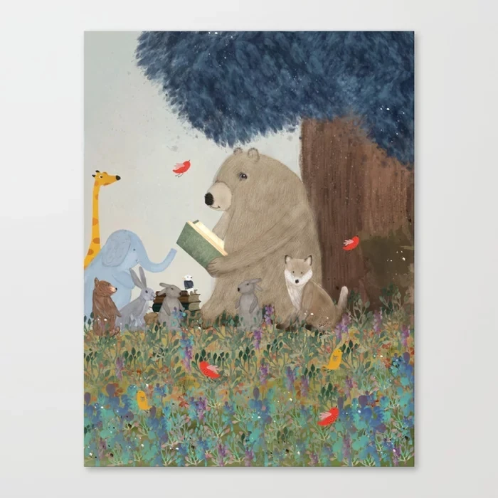 WTQ цельный плакат холст картина постеры с животными Jungle Постер Настенный декор