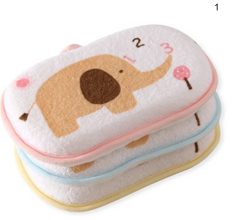 Accesorios de toalla para beb&eacute; reci&eacute;n nacido, esponja de ba&ntilde;o para frotar, cepillos de ba&ntilde;o para ni&ntilde;o, frotamiento de algod&oacute;n, lavado corporal-0