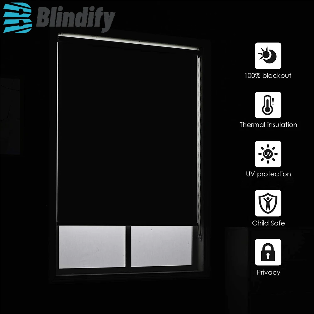 Рулонные жалюзи Blindify с Wi-Fi и голосовым управлением автоматические