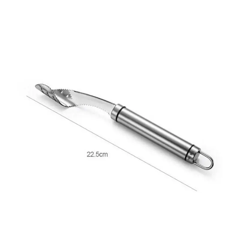 

Steel Chili Seeds Remover Serrated Pepper Corer Remover Kitchen Steel Slicer Tools Fruit Peeler E1E1