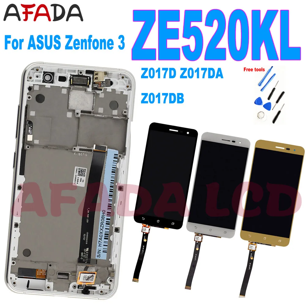 Оригинальный ЖК дисплей 5 2 дюйма для ASUS Zenfone 3 ZE520KL сенсорный экран с рамкой Z017D Z017DA