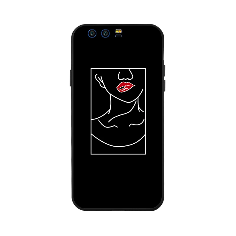 Silicon Soft TPU case For huawei honor 9 lite Case Cover Matte Painting Black Painted Cases back cover |