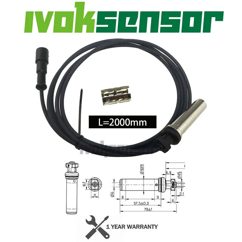 ABS Сенсор L = 2000mm для RENAULT 5010422334 человек 1448618 DAF 1505215 MERCEDES BENZ 0015428718 VOLVO TDAR955342 IVECO