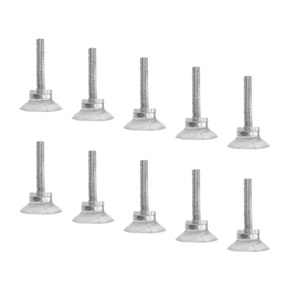 

10PCS 13/37mm-Rubber Powerful Suction Cup Replacement Parts Suitable For Glass Table Top With Screws