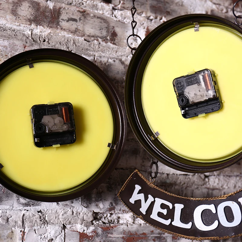 Большие винтажные настенные часы электронные антикварные металлические