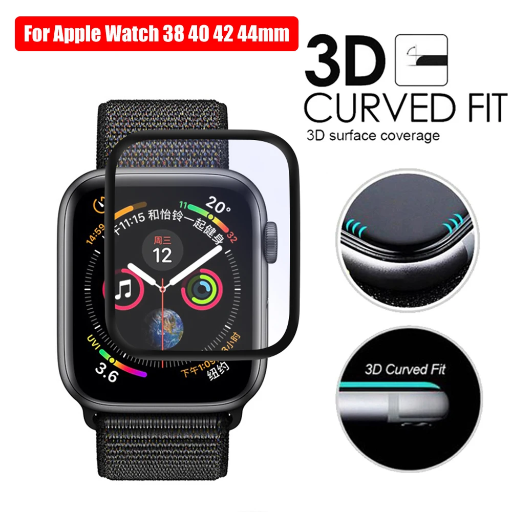 Пленка из ТПУ для смарт часов Apple Watch серии 4 3 2 1 40/44/38/42 мм защитная пленка
