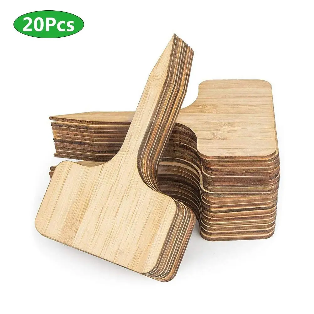 20 шт. бамбуковые Цветочные суккуленты этикетки садовые горшки маркеры