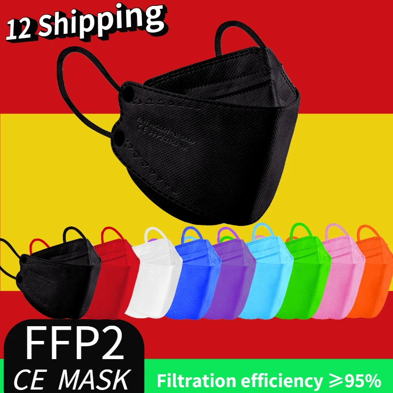 Респираторная маска ffp2 Fish fpp2 черная многоразовая респираторная ffp2mask kn95 ffpp2 |
