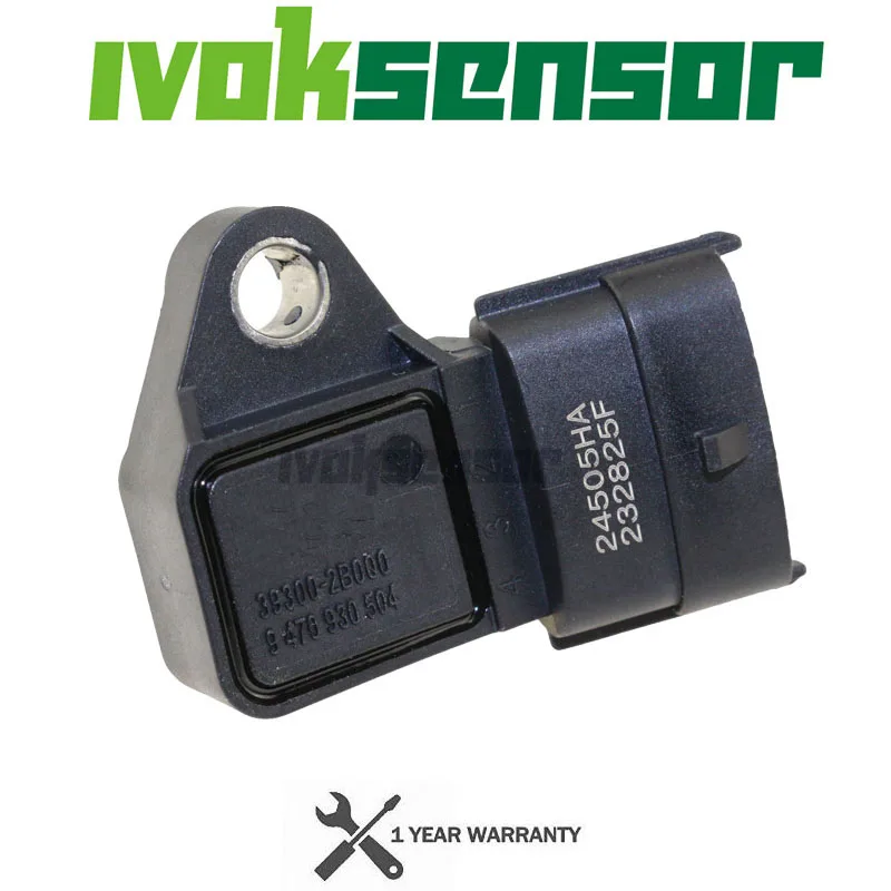 39300-2B000 Manifold Absolute MAP Sensor Intake Air Boost Pressure Sender For Hyundai I10 I20 I30 Coupe CW 1,0 1.1 1.2 1.4 1.6